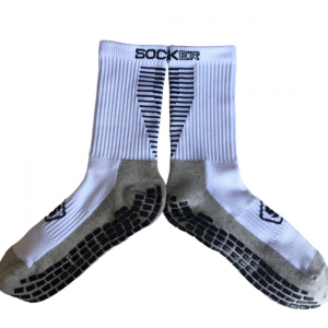 White grip socks